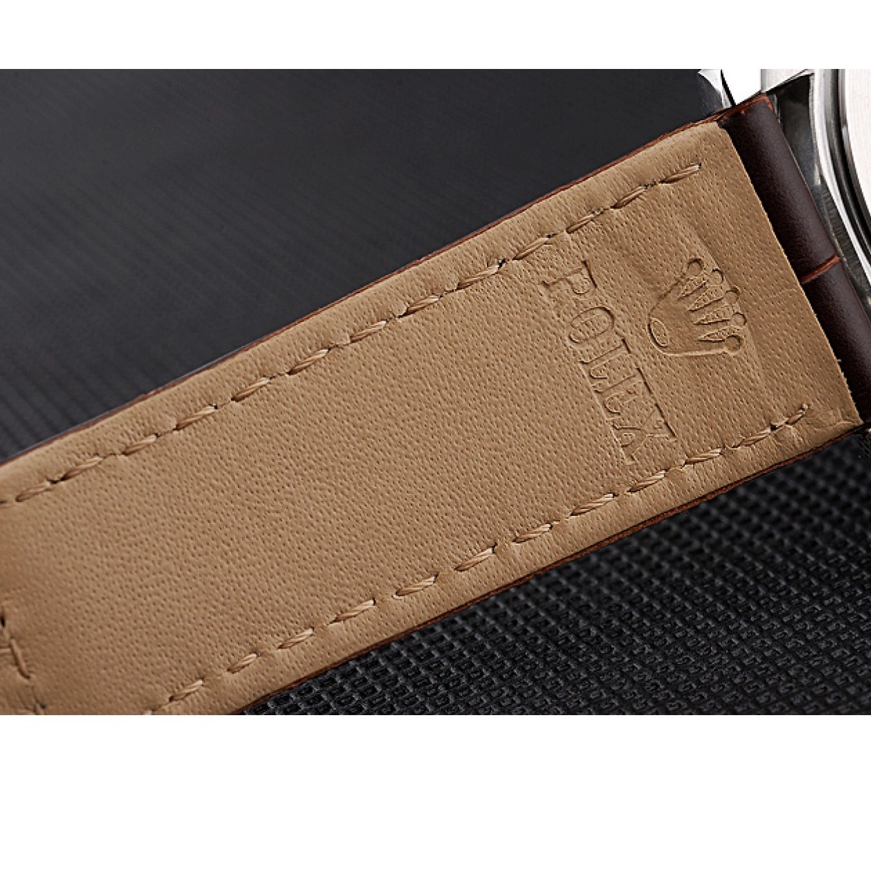 Best AAA Replica Sites Daytona Rolex Steel Bracelet Dial 622631 White Case Stainless Leather Cosmograph Brown 0821